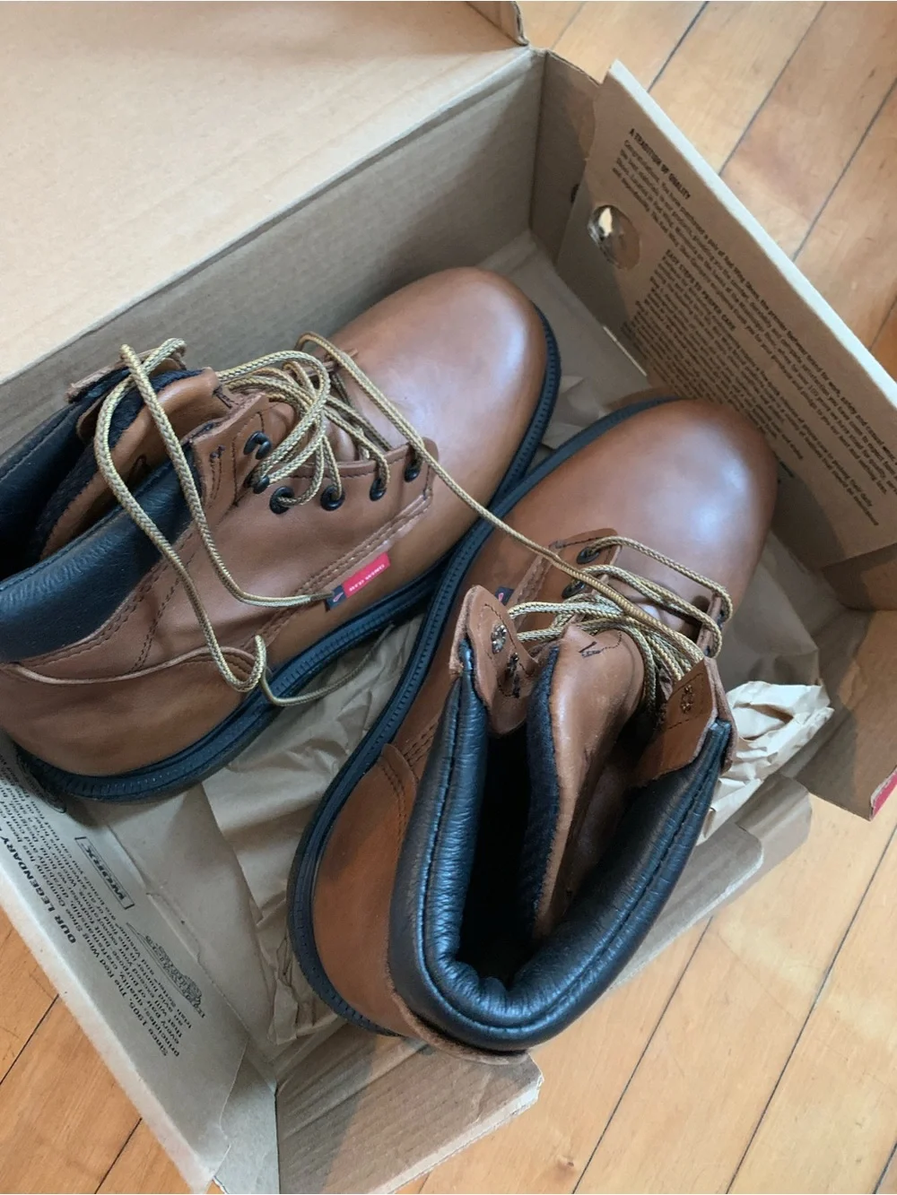 OLD STOCK Redwing 676 6'' Electrical Hazard (Men's) - Brown  8EE NWT Read!